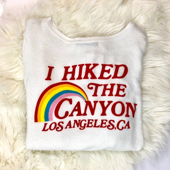 Wildfox Tops - NWOT WILDFOX "I Hiked the Canyon" Sweatshirt
